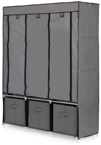 Składana szafa tekstylna, materiałowa garderoba XXL z szufladami 3