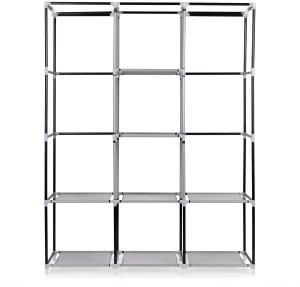 Składana szafa tekstylna, materiałowa garderoba XXL z szufladami 9