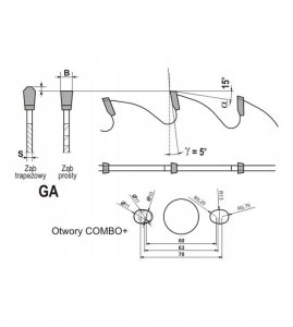 PILA W. 305*2,8*30/ 96   -5GA 2
