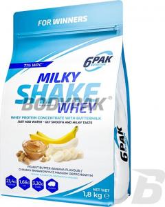 6PAK Nutrition Milky Shake Whey Peanut Butter-Banana 1800g 1