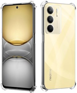 Etui wzmocnione Flexair Pro do Realme C75, przezroczyste 1