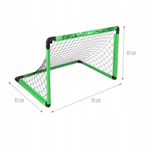 BRH2521 ZESTAW DO GRY UNIHOKEJ BRAMKA HOKEJOWA +2 KIJE+ PIŁKA NILS 5