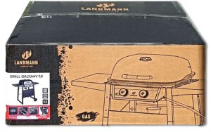 Grill gazowy 2.0 Landmann z rusztem emaliowanym 8
