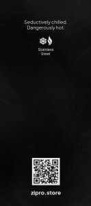 Zipro  Butelka termiczna 500 ml Stainless Steel Czarna 9