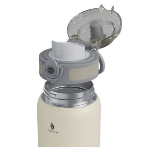 Zipro Butelka termiczna 500 ml Stainless Steel Beżowa 5