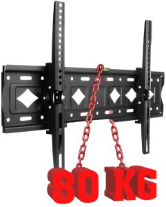 Ultra Mocny Uchwyt do Telewizora 32-90 cali 80kg VX-704 regulacja nachylenia 5
