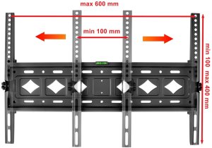 Ultra Mocny Uchwyt do Telewizora 32-90 cali 80kg VX-704 regulacja nachylenia 6