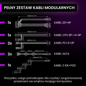 Zasilacz PREYON EAGLE POWER BRONZE 650W 5