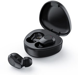 Słuchawki bezprzewodowe bluetooth TWS + stacja dokująca M9 czarne 1