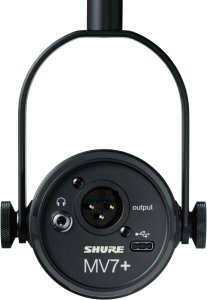 Shure MV7+ schwarz 8