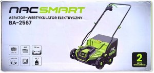 Aerator-Wertykulator elektryczny NAC 32cm - 1500W - 40L 3