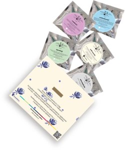 Gotowy zestaw prezentowy Życzenia dla Babci herbata sypana liściasta PREMIUM 5 saszetek MIX różne smaki prezent upominek na Dzień Babci 3