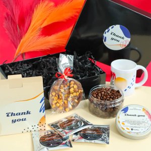 Cup&You Gotowy zestaw prezentowy Thank You kawy smakowe czekoladowy medalion kubek kawa PREMIUM prezent upominek podziękowanie dla nauczyciela wychowawcy 2