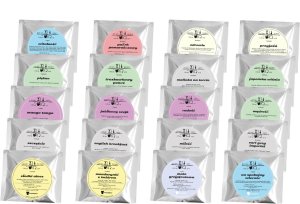 Gotowy zestaw prezentowy Biały GiftBox herbata sypana PREMIUM 20szt. kawa smakowa mix czekoladowy lizak prezent upominek podziękowanie dla mamy taty 5