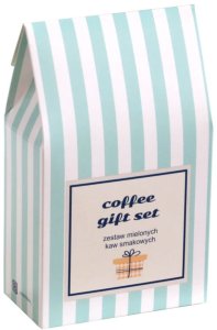 Gotowy zestaw prezentowy Biały GiftBox herbata sypana PREMIUM 20szt. kawa smakowa mix czekoladowy lizak prezent upominek podziękowanie dla mamy taty 7