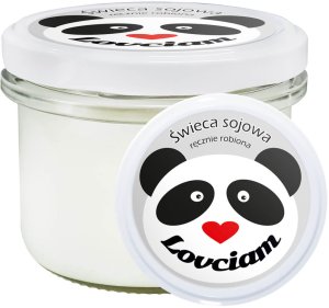 Naturalna świeca sojowa LOVCIAM kwiatowo-owocowy zapach w słoiku prezent upominek na Walentynki dla kobiety dziewczyny ukochanej żony narzeczonej 1