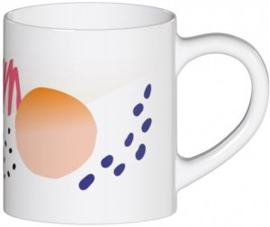 Kubek Thank You - uroczy gadżet przydatny podczas przygotowania herbaty i kawy, wykonany z ceramiki, idealny upominek by podziękować najbliższym np. mamie, siostrze, 250ml 1