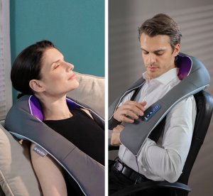 MASAŻER DO KARKU SZYI RAMION PLECÓW PAS MASUJĄCY GRZEJĄCY SHIATSU B.WELL 6