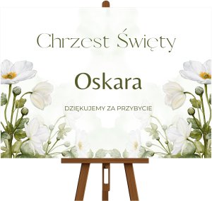 Tablica Powitalna na Chrzest Święty 1