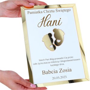 Pamiątka Chrztu Świętego Dziadkowie 2