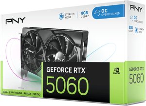 Karta graficzna PNY GeForce RTX 5060 Overclocked Dual Fan 8GB GDDR7 DLSS4 (VCG50608DFXPB1-O) 13