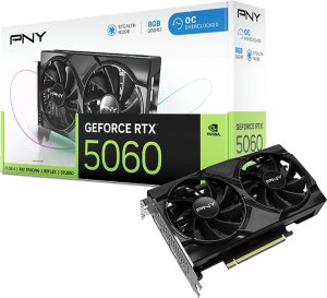 Karta graficzna PNY GeForce RTX 5060 Overclocked Dual Fan 8GB GDDR7 DLSS4 (VCG50608DFXPB1-O) 1