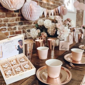 Pudełko z PERSONALIZACJĄ Wieczór Panieński Kobieta Głowa Kwiaty - 4