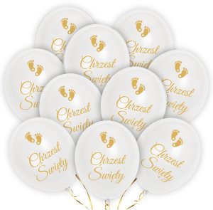 Balony Rose Gold Topper Gołębie Baner Z Imieniem Chrzest Święty - 6