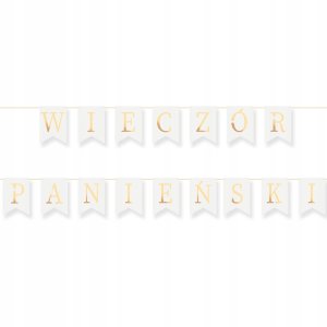Balony Ozdoba Wieczór Panieński Baner Topper 12