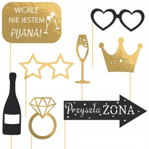 Balony Ozdoba Wieczór Panieński Baner Topper 3