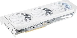Karta graficzna POWERCOLOR Hellhound Spectral White Radeon RX 9060 XT 16GB GDDR6 (RX9060XT 16G-L/OC/WHITE) 3