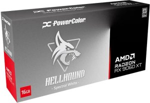 Karta graficzna POWERCOLOR Hellhound Spectral White Radeon RX 9060 XT 16GB GDDR6 (RX9060XT 16G-L/OC/WHITE) 8
