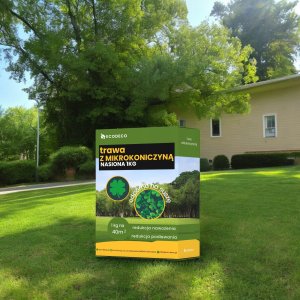 Nasiona Trawy Trawa Uniwersalna z Mikrokoniczyną Samonawożący Mieszanka 1kg 4