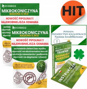 MIKROKONICZYNA do 10 cm KONICZYNA DROBNOLISTNA NASIONA 1KG - 800m2 Trawnik 1