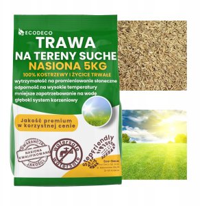 Trawa na Tereny Suche Samoregenerująca Nasiona Eco Deco 5kg Odporna Susza 1
