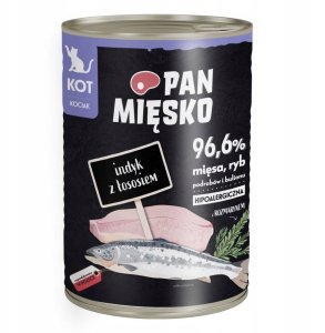 Pan Mięsko Indyk z łososiem 400g 3