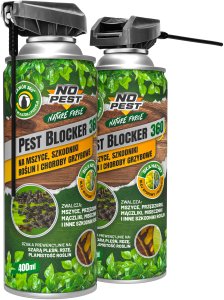 NO PEST Spray Środek Preparat na Mszyce Przędziorki Mączliki i Inne Szkodniki Roślin oraz Choroby Grzybowe 400ml z Olejem Rydzowym 4