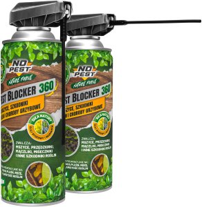 NO PEST Spray Środek Preparat na Mszyce Przędziorki Mączliki i Inne Szkodniki Roślin oraz Choroby Grzybowe 400ml z Olejem Rydzowym 5