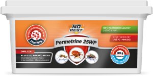 Proszek Preparat Środek Oprysk na Kleszcze Komary Muchy Meszki Pluskwy Rybiki Mrówki i Inne Owady 500g/200l Permetrine 25WP 3