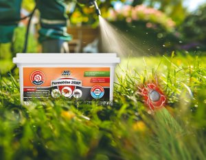 Proszek Preparat Środek Oprysk na Kleszcze Komary Muchy Meszki Pluskwy Rybiki Mrówki i Inne Owady 500g/200l Permetrine 25WP 5