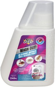 Środek Płyn Preparat do Prania na Pluskwy Roztocza Wszy Kleszcze Pchły i Ich Jaja oraz Larwy 240 ml "Wash Out!" do Pralki 5