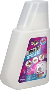 Środek Płyn Preparat do Prania na Pluskwy Roztocza Wszy Kleszcze Pchły i Ich Jaja oraz Larwy 240 ml "Wash Out!" do Pralki 6