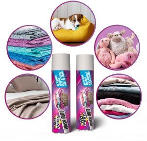 Środek Płyn Preparat do Prania na Pluskwy Roztocza Wszy Kleszcze Pchły i Ich Jaja oraz Larwy 4x20 ml "Wash Out!" do Pralki 11