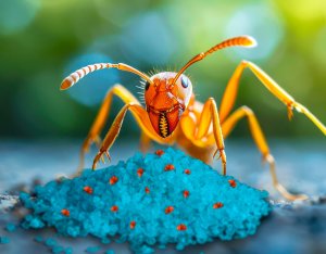 Proszek Środek Preparat Trutka na Mrówki Mrowiska Gniazda Mrówek i Całe Kolonie 2kg "Ant Done" 6