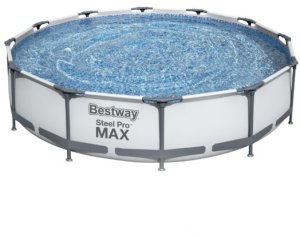 Basen 366 x 76 Steel Pro Max z konstrukcją #16416 sam basen stelaż + niecka 1