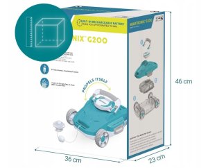 Bestway Odkurzacz automatyczny basenowy Aquatronix G200 Bestway 58765 nowy model 12