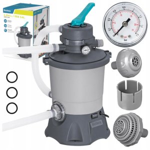 Filtracja pompa piaskowa Bestway 3596 l/h Sand Filter 58515 nowy model 1
