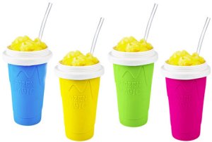 Kubek do robienia lodów sorbetów i mrożonych napojów smoothie zielony 3