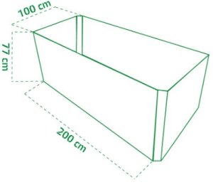Garden King Miniszklarenka 200 cm x 100 cm x 77 cm 2