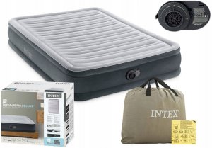 Materac dmuchany Air Bed Comfort-Plush Full 137x191x33 z pompką Intex 67768 1